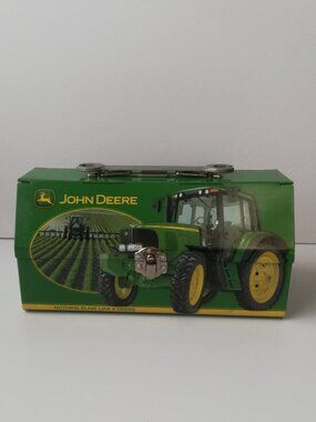 John Deere Tin Tool / Lunch Box with Wrench Handle